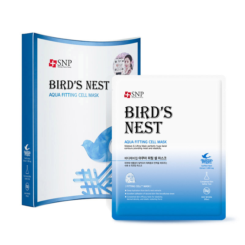 Mặt nạ tổ yến Aqua fitting cell dưỡng tổng hợp- Bird's nest aqua fitting cell mask