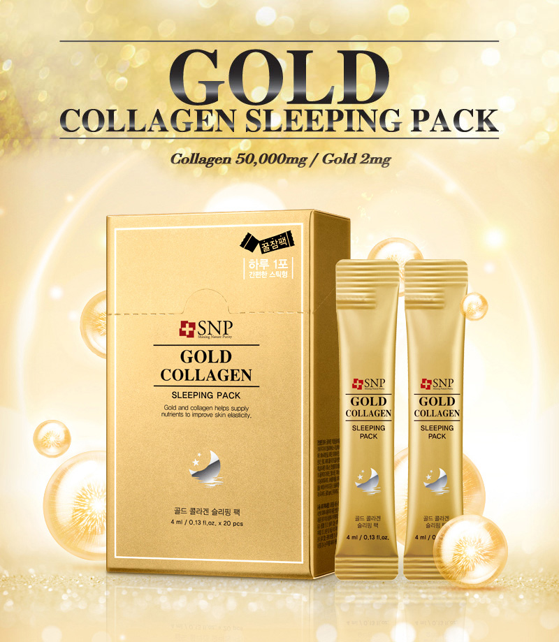 Mặt nạ ngủ dưỡng trắng Gold Collagen - GOLD COLLAGEN SLEEPING PACK